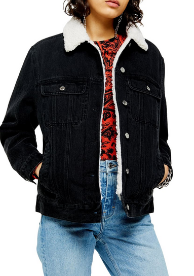 Topshop Oversize Denim jacket