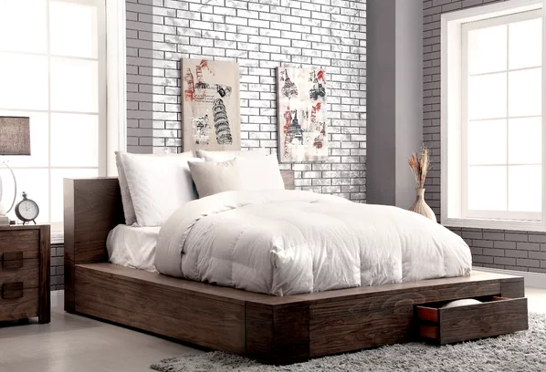 Arianna Storage Platform Bed