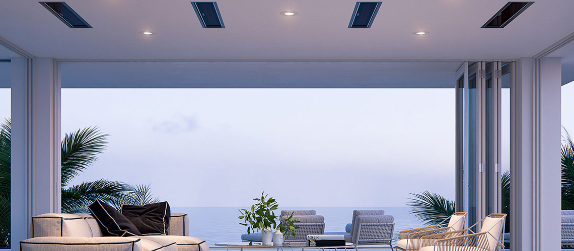 Overhead & Hanging Electric Patio Heaters for your Home & Business