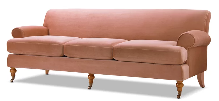 Corey Rolled Arm Sofa - Vintage inspired