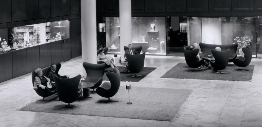 Egg Chairs in Lobby