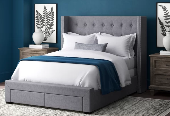 Kerens Tufted Upholstered Storage Standard Bed