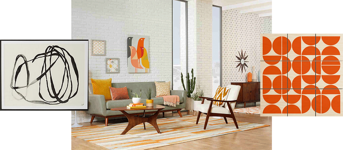 Mid Century Modern Art – Abstract, Graphic, Wall & Other Styles!