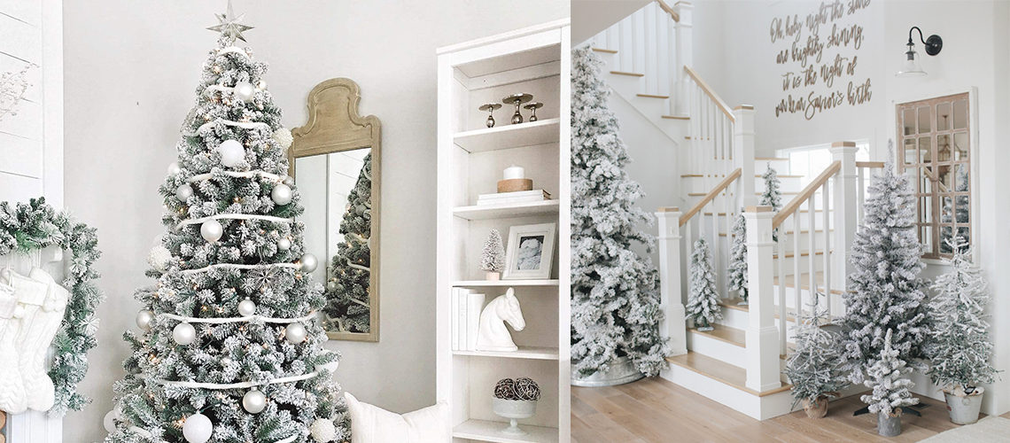 The Best Flocked Christmas Trees