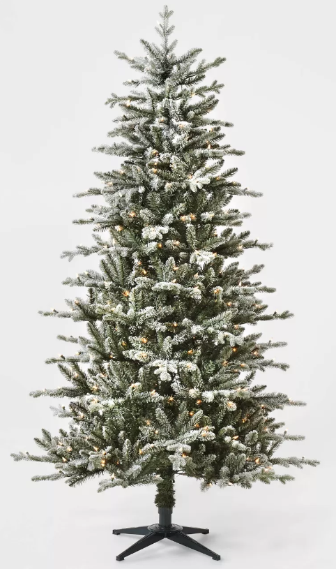 Wondershop Pre-Lit Flocked Christmas Tree