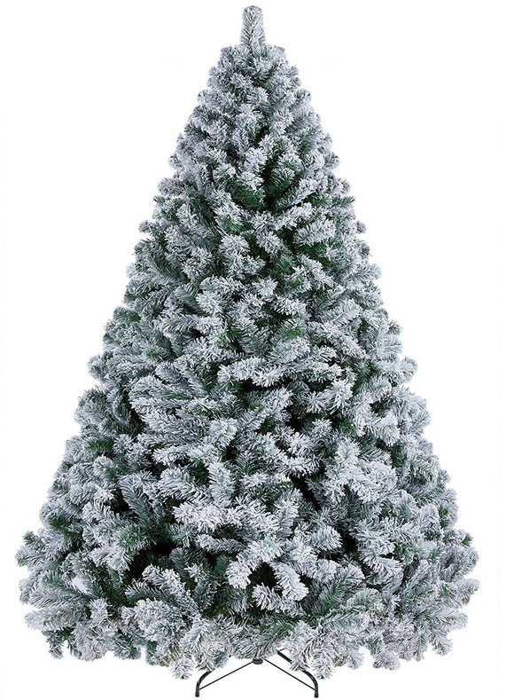 Yaheetech Premium Snow Flocked Tree - Full