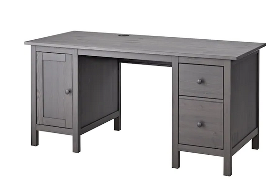 grey desk