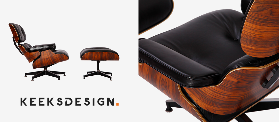 Keeks Design Eames Lounge Chair & Ottoman Replica Review