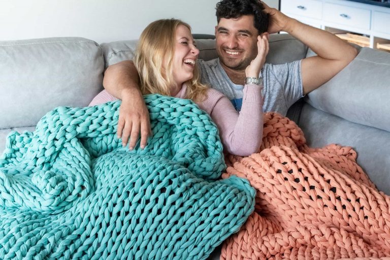 Knit Weighted Blanket Everything You Need To Know Style Within Reach