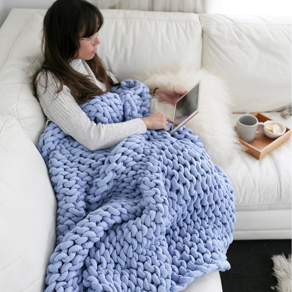 Knit Weighted Blanket Everything You Need To Know Style Within Reach