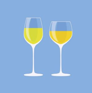 types of white wine glasses